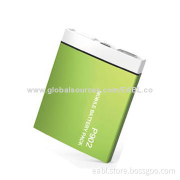 Mini Power Bank, Aluminum Housing and LED Flashlight, 2,500mah Capacity